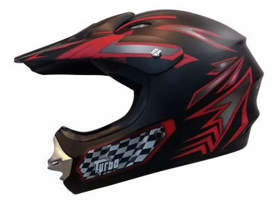 CASCO INTEGRAL GHB 818-1 CRAZY MATT red  PARA NIÑOS
