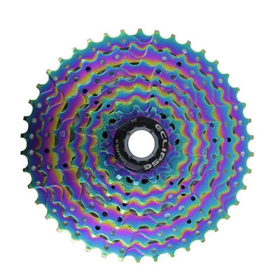 Piñon Eclipse 8V 11-42T Rainbow CASSETTE TORNASOL1