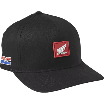 Gorro Jockey Lifestyle Honda Wing Flexfit Negro Fox1