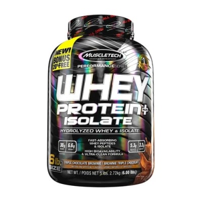 PROTEINA MUSCLETECH WHEY PLUS ISOLATE 6LBS CHOCOLATE