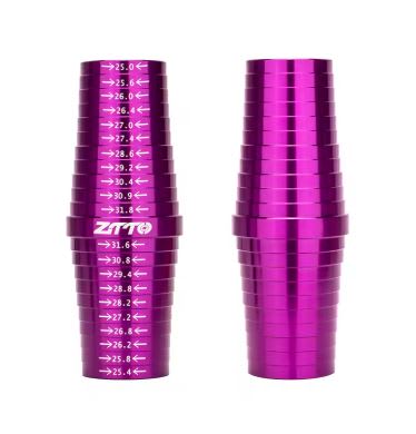 Medidor de diámetro del tubo,  tamaño  25,4 27,2 28,6 29,4 30,9 31,6 31,8, ALUMINIO