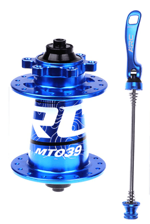 MAZA DELANTERA ARC MT039 NUCLEO SHIMANO 32H, 10X35MM BLUE | MikeBikes