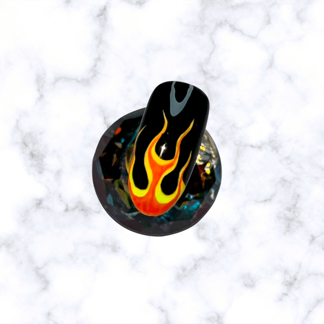 Técnicas: Nail Art- Flamas