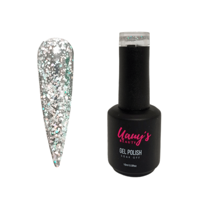 Esmalte Uauys Beauty queen Gliter 04 15ml