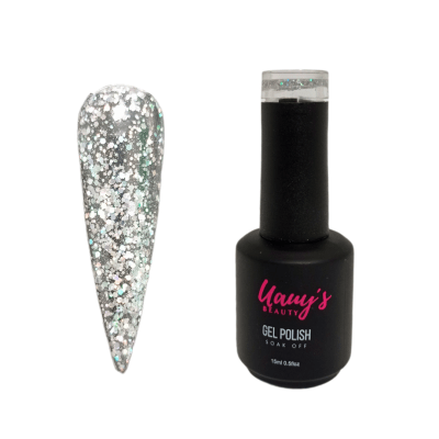 Esmalte Uauys Beauty queen Gliter 04 15ml Esmalte Uauys Beauty queen Gliter 04 15ml