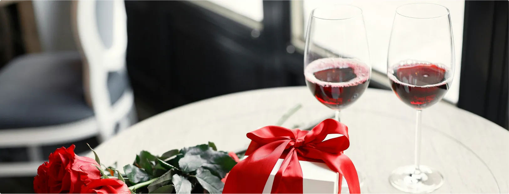 Botella de vino premium como regalo