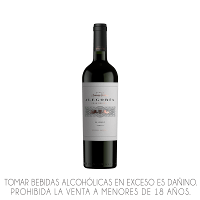 VINO NAVARRO CORREAS ALEGORIA MALBEC X 750ML.