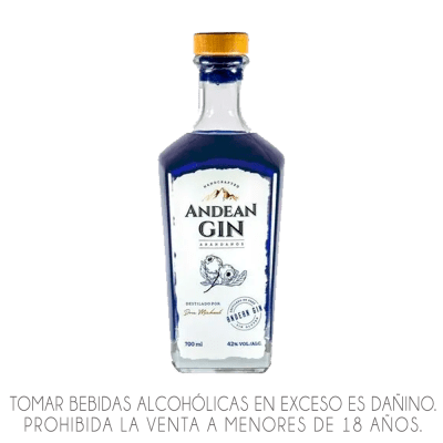 ANDEAN GIN  ARANDANOS X 700ML.