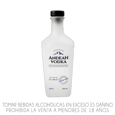 VODKA ANDEAN X 700ML.