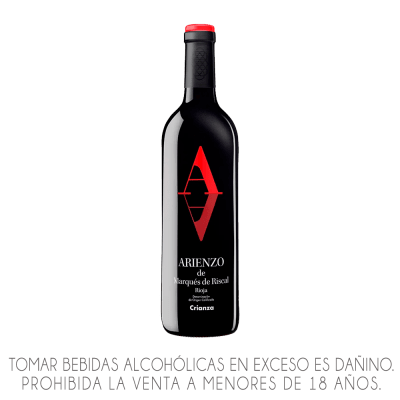 VINO ARIENZO CRIANZA  MARQUES DE RISCAL X 750ML.