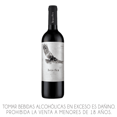 VINO AVES DEL SUR GRAN RESERVA X 750ML.