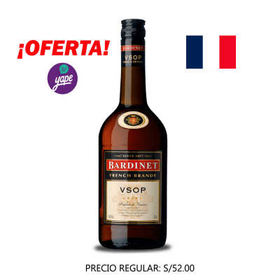 BRANDY  VSOP BARDINET X 750ML.