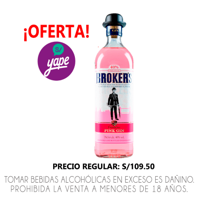 GIN BROKERS X 700ML