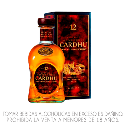 WHISKY JOHNNIE WALKER CARDHU 12 AÑOS x 700ml.