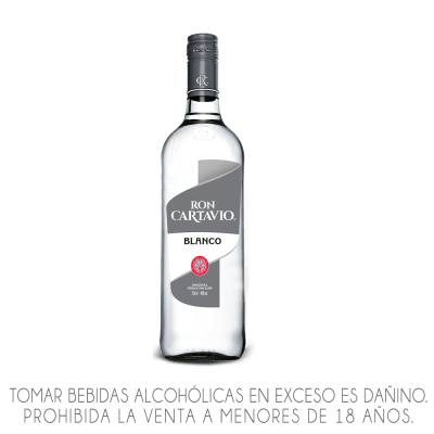 RON CARTAVIO BLANCO X 750ML.