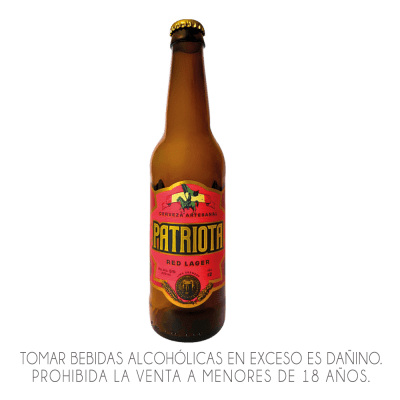 CERVEZA ARTESANAL PATRIOTA x 335ml.