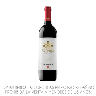 VINO CORONAS TEMPRANILLO  MIGUEL TORRES  X 750ML