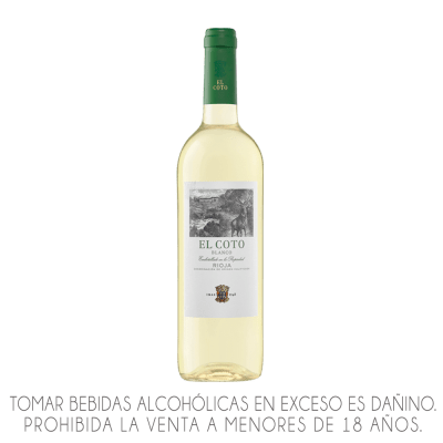 VINO EL COTO BLANCO X 750ML.