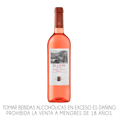 VINO EL COTO ROSADO X 750ML