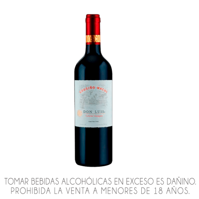 VINO COUSIÑO MACUL DON LUIS CABERNET SAUVIGNON x 750ml.