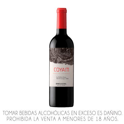 VINO EMILIANA COYAM ORGANICO X 750ML.