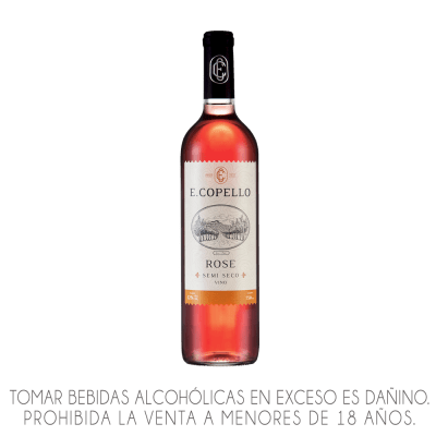 VINO E.COPELLO ROSE SEMI SECO X 750ML