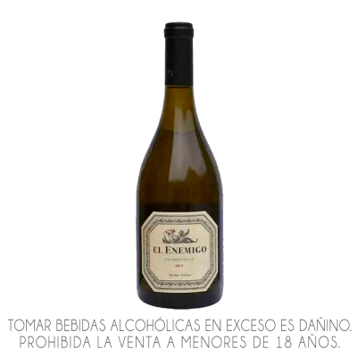 VINO EL ENEMIGO CHARDONNAY X 750ML.