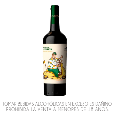 VINO EL GORDO MOTONETA CABERNET SAUVIGNON X 750ML.