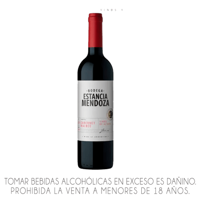 Vino Estancia Mendoza cabernet Malbec x 750ml.