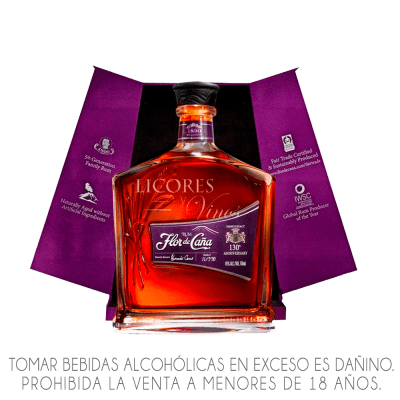 RON FLOR DE CAÑA 130 ANIVERSARIO X 750ML.