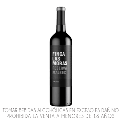 VINO FINCA LAS MORAS RESERVA MALBEC X 750ML