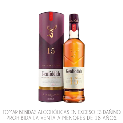 WHISKY GLENFIDDICH X 750ML.