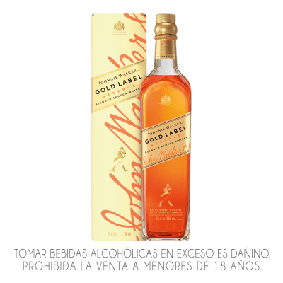 WHISKY JOHNNIE WALKER GOLD LABEL X 750ML.