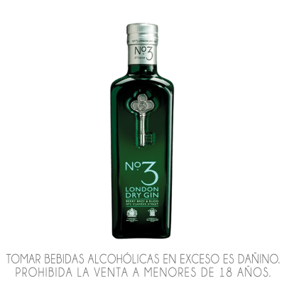 GIN LONDON NRO 3 X 750ML