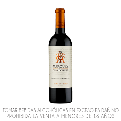VINO MARQUÉS DE CASA CONCHA  X 750ML.