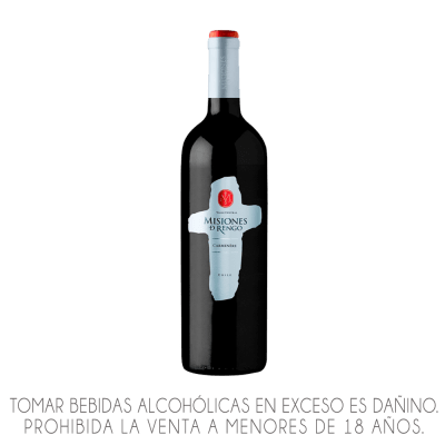 VINO MISIONES DE RENGO  CARMENERE  X 750ML.