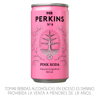 MR PERKINS  LATA  PINK SODA