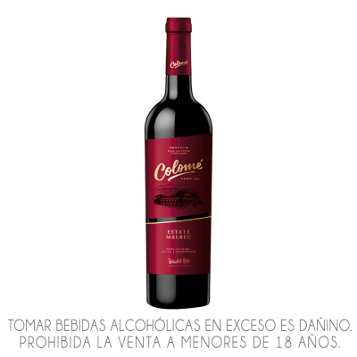 VINO COLOME ESTATE MALBEC X 750ML.
