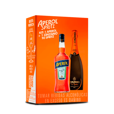 PACK APEROL SPRITZ x 750ml.