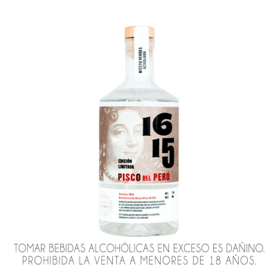 PISCO 1615 MOSTO VERDE X 700ML.