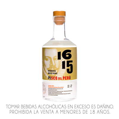 PISCO 1615 MOSTO VERDE X 700ML.