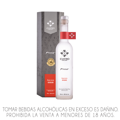 PISCO CUATRO GALLOS MV X 700ML