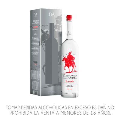 PISCO  MV DEMONIO DE LOS ANDES LEYENDA  X 700ML.