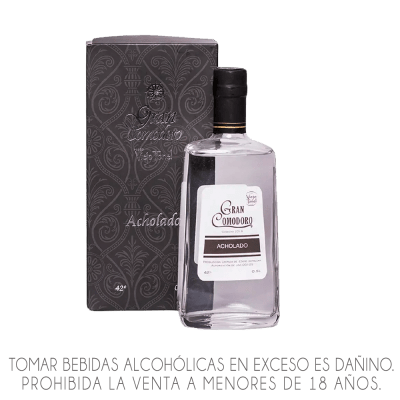 PISCO GRAN COMODORO ACHOLADO X 500ML.