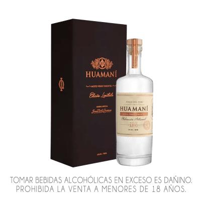 PISCO HUAMANI MV TORONTEL EDICION ESPECIAL X 700ML.