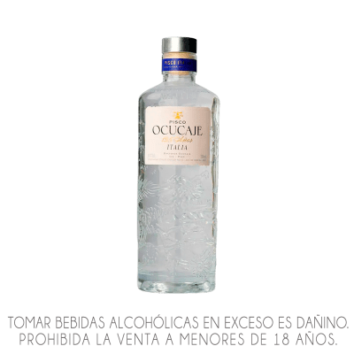 Pisco Puro Ocucaje 125 Años X 700ML.