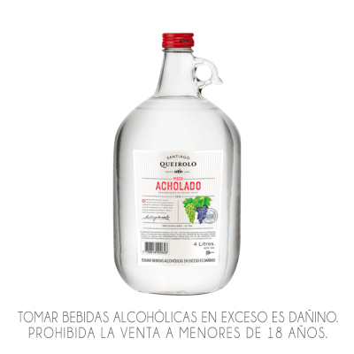 PISCO SANTIAGO QUEIROLO X 4L.
