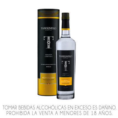 PISCO TABERNERO EDICION LIMITADA X 700ML.