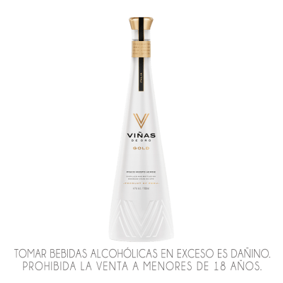 PISCO VIÑAS DE ORO GOLD MOSTO VERDE  X 700ML.