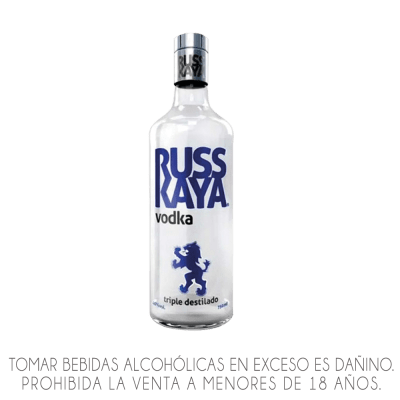 VODKA RUSSKAYA X 750ML.